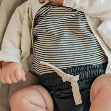 KidWild Organic Tank, Raven Stripe